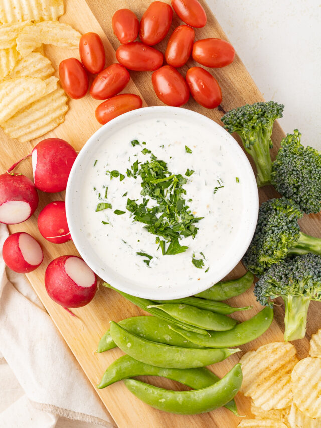 Herby Ranch Dressing using Fresh Herbs